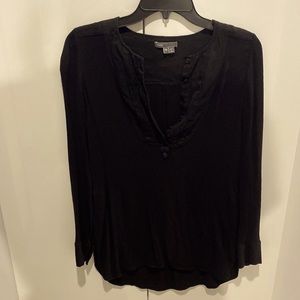Vince black blouse; size XS